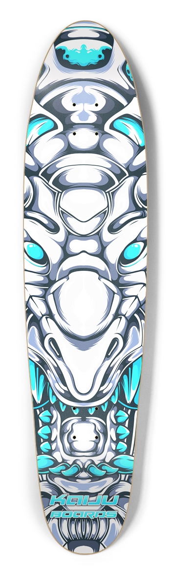 Blue Eyes White Cyber Dragon Longboard