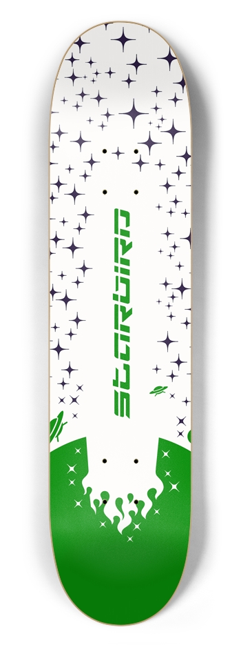Blackstar V2 Green Skateboard