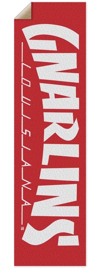 GNARLINS (White n Red) Custom Griptape