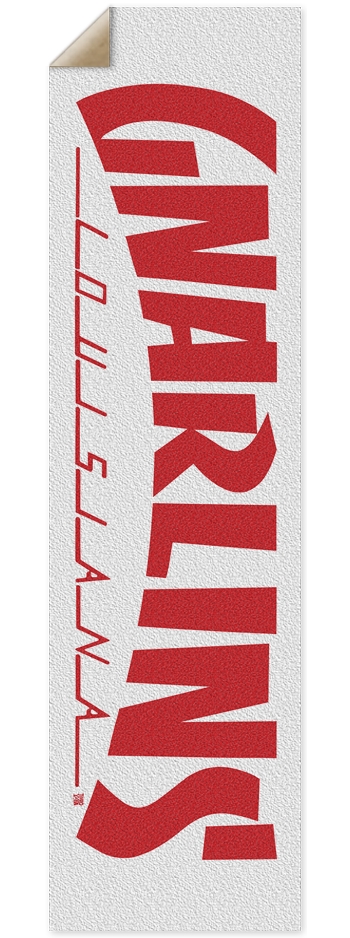 GNARLINS (Red n White) Custom Griptape