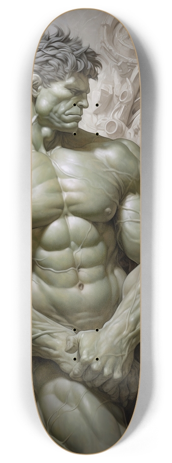 MCU NUDE HULK 8 Inch Skateboard Deck