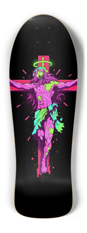 Jesus Glow In the dark Old School Shape