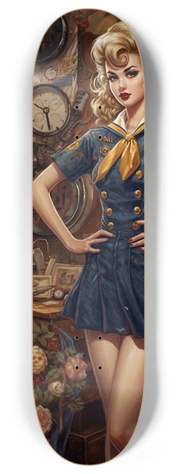 Trippy Sailor 8 Inch Skateboard Deck