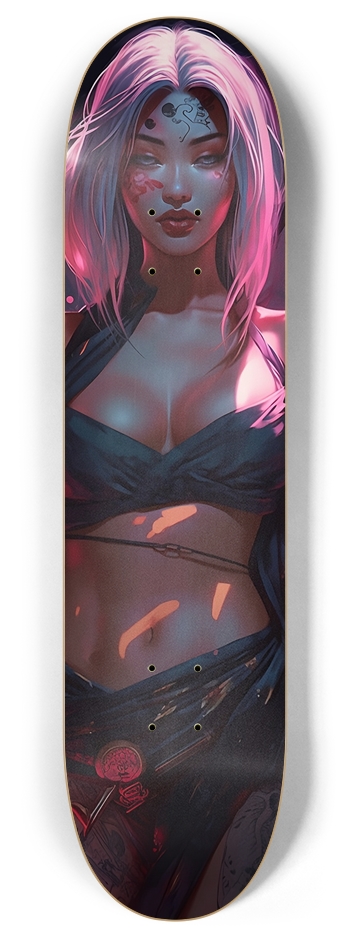 Beautiful Woman 8 Inch Skateboard Deck