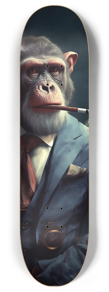 Fancy Monkay 8 Inch Skateboard Deck