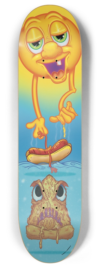 Pizza Bites Custom Skateboard