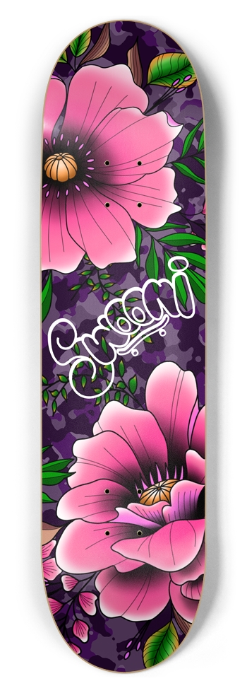 Peony 8.5 8-1/2 Skateboard Deck