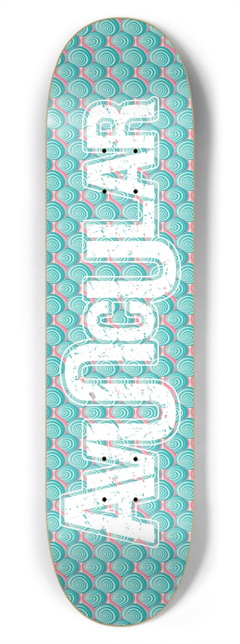 Swirly Whirly Popsicle 7.75 7-3/4 Skateboard Deck 