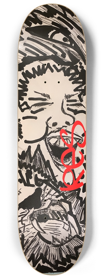 The happy boxer 8-1/4 Skateboard Deck