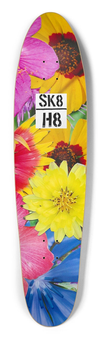 Custom Longboard/floral 