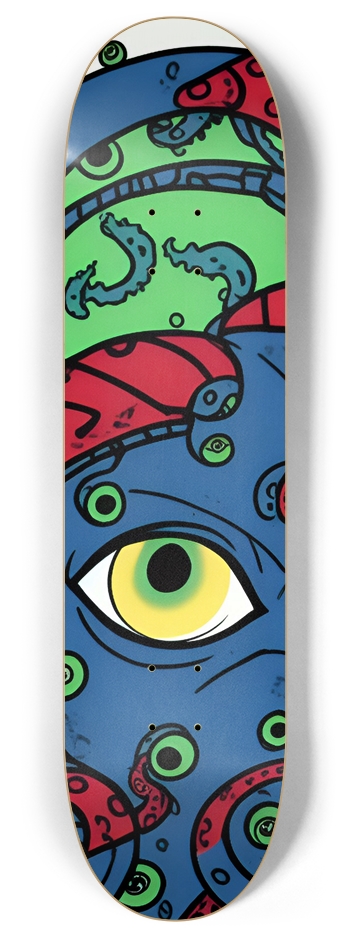 Screaming Monkey - Tentacles 8 Inch Skateboard Deck