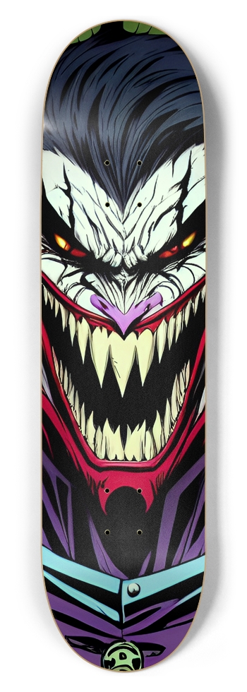 Screaming Monkey - Joke's On You Glow-In-The-Dark 8-1/2 Skateboard Deck