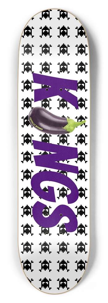 Royal Skulls Eggplant Kings