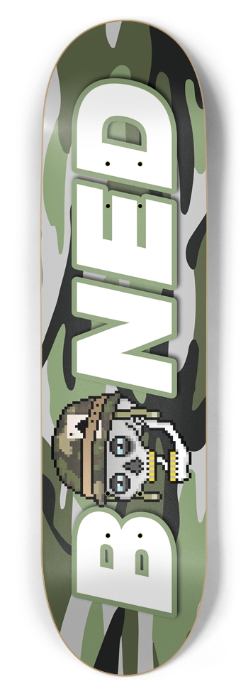 Totally Boned Green Camouflage - Grunt
