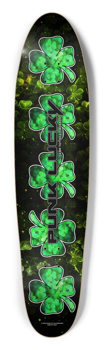 Punk Lucky - Green Longboard