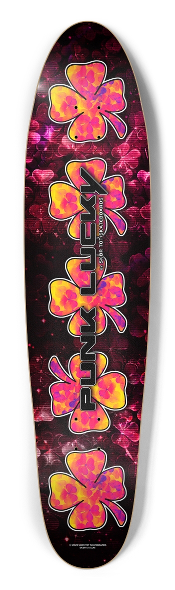 Punk Lucky - Hotter Pink Longboard