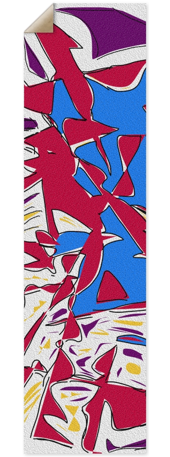 Blam Glow in the dark Custom Griptape 9 x 33 Inch Griptape