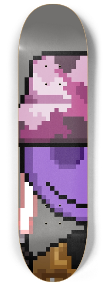 Pixelated Pillhead 8-1/4 Skateboard Deck by oppyvision