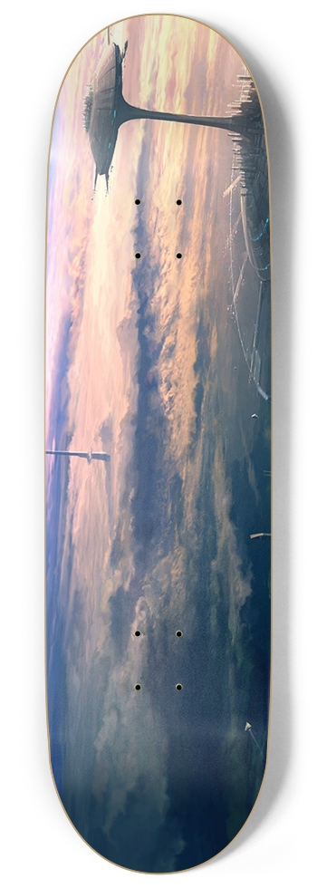Custom Skateboard Space #0018