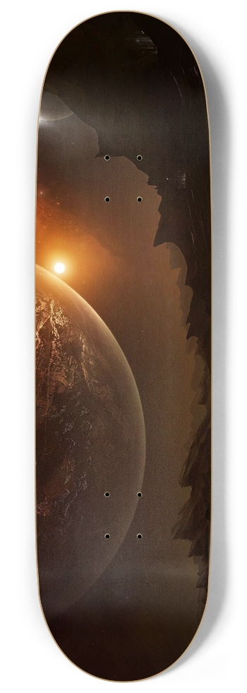 Custom Skateboard space #0022