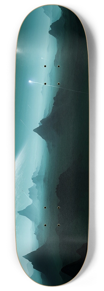 Custom Skateboard Space #0034