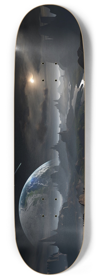 Custom Skateboard Space #0027