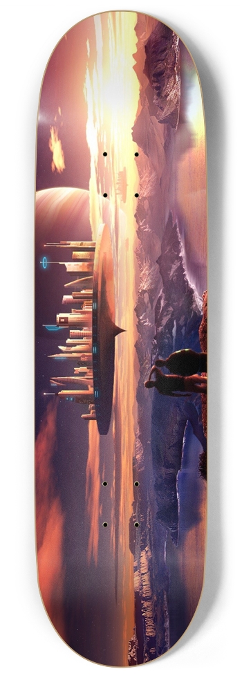 Custom Skateboard Space #0030