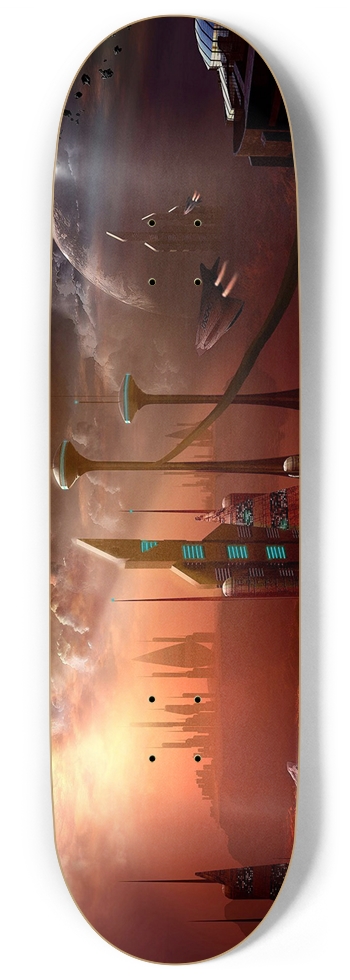 Custom Skateboard Space #0017