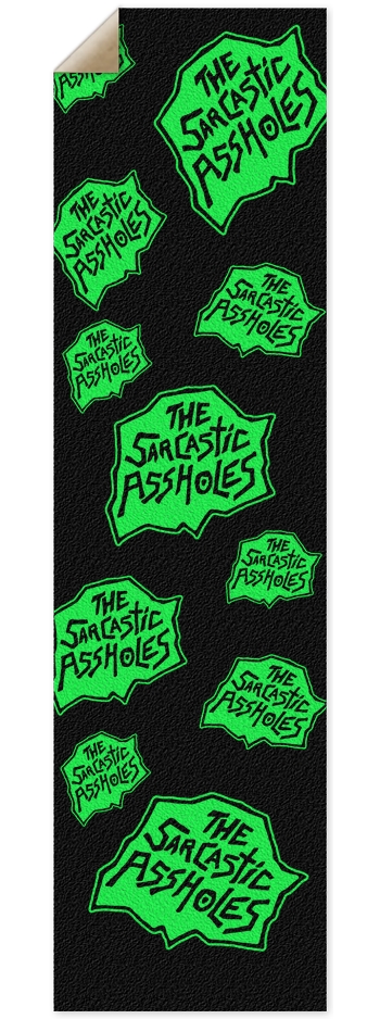 T.S.A. Green Multiple Logo Grip Tape