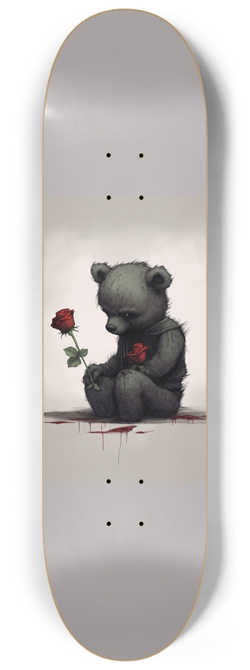 WeBearish Emo Rose Skateboard
