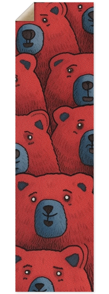 WeBearish Red Griptape