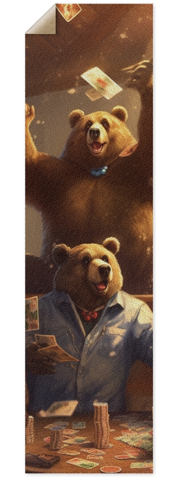 Bear Poker Party Griptape
