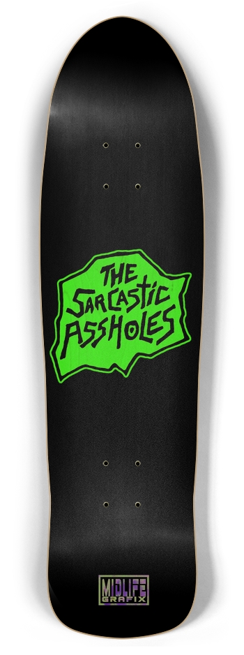 T.S.A. Green Logo Retro Deck