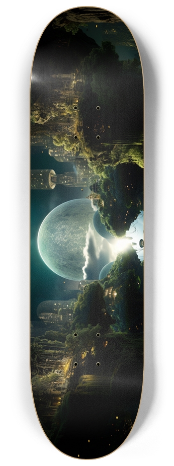 Full Moon Forest Skateboard
