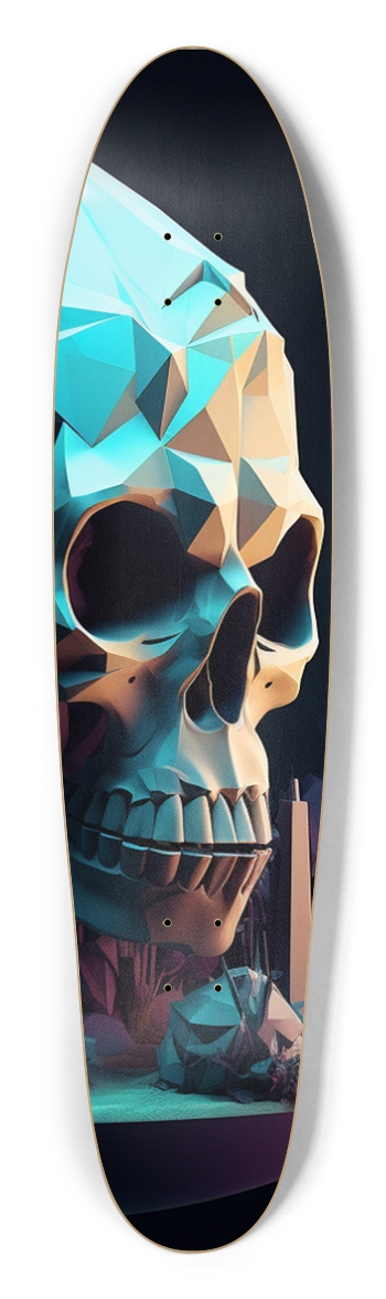 Shaped Skull Longboard