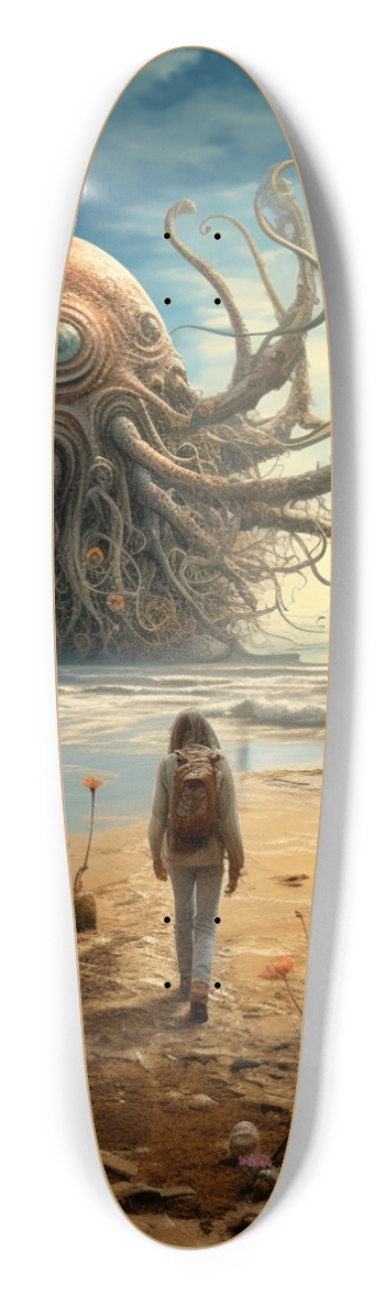 Futuristic Beach Longboard