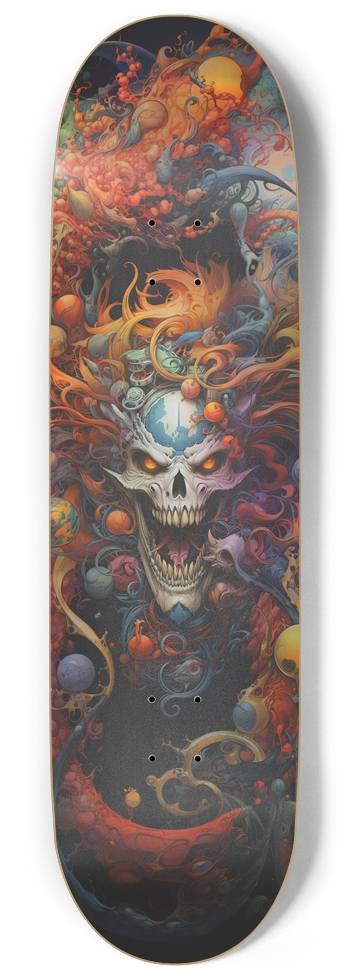 Evil Circus Custom Skateboard