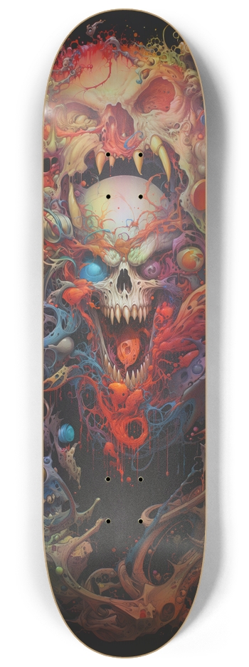 Crazy Eyes Holographic Custom Skateboard