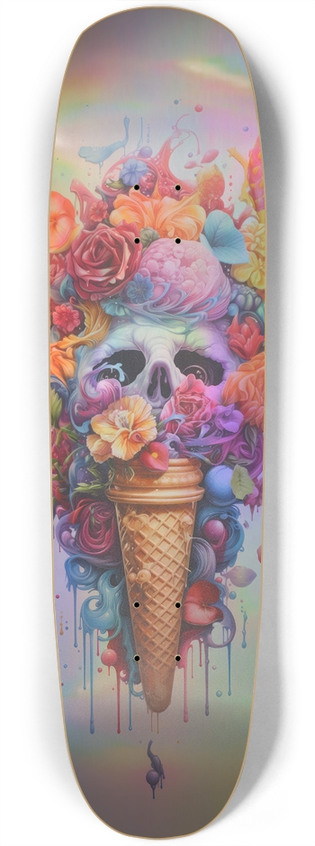 Pushing up Daisies Custom Skateboard