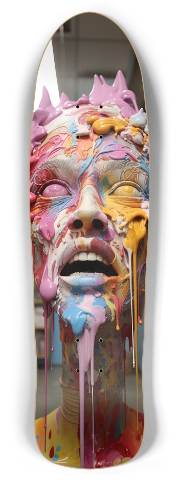 Dripping in heat Custom Skateboard
