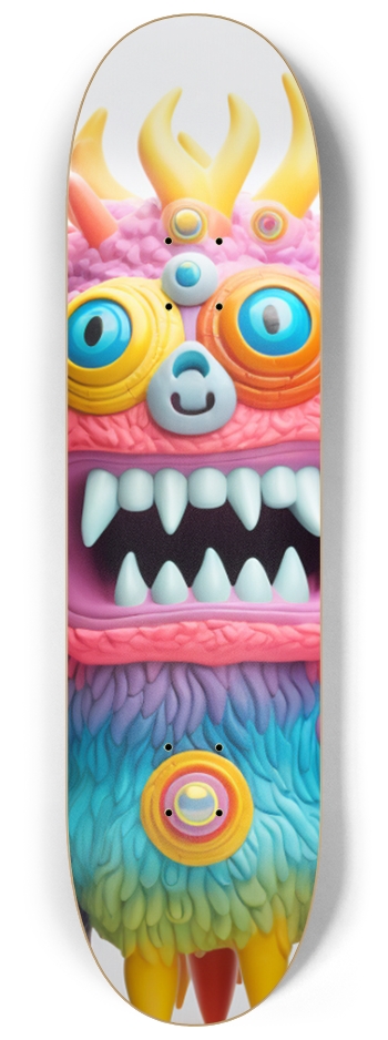 Claymation Monster Skateboard