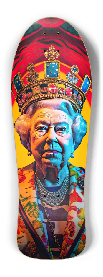Queen Elizabeth Custom Skateboard