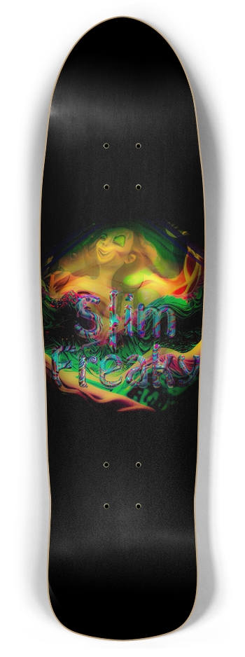 Custom Skateboard Retro Rocket