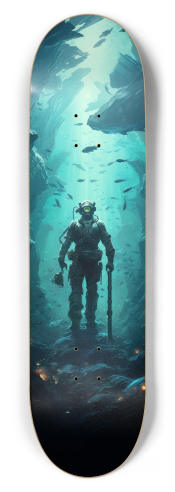 Deep Dive Glow-in-the-dark Skateboard