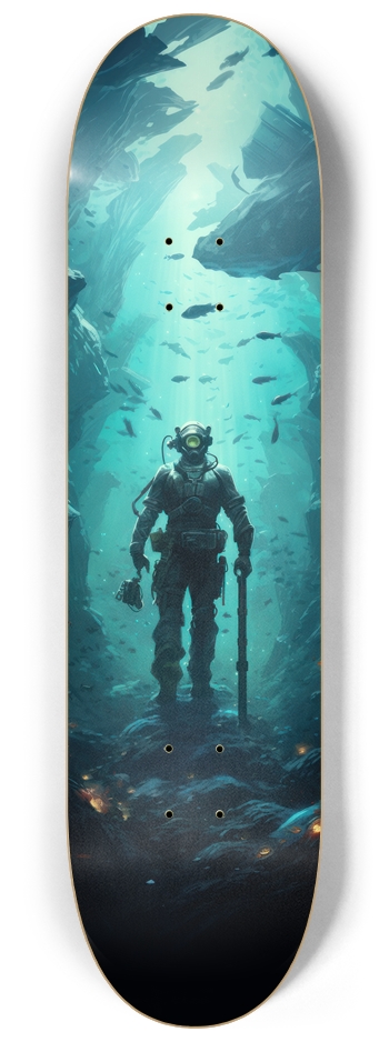 Deep Dive Glow-in-the-dark Skateboard