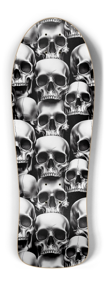 Skull Pattern Skateboard