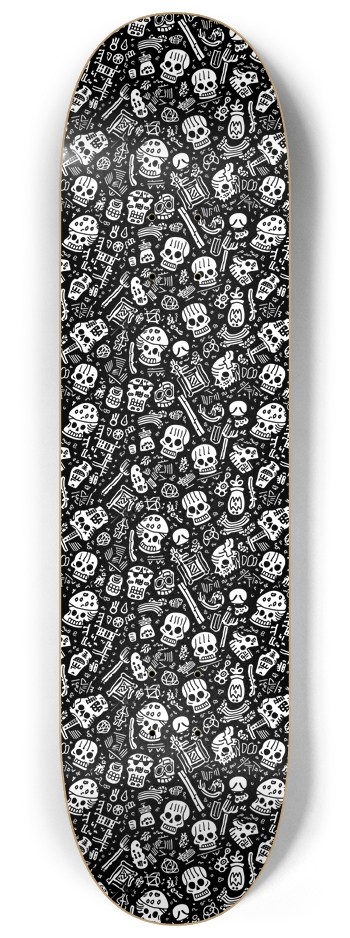 Boneyard Pattern 1 Skateboard