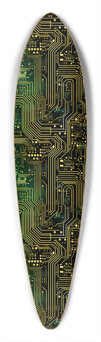 Circuit Board 1 Longboard