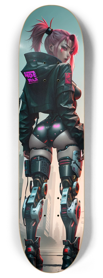 Cyberpunk Girl Skateboard