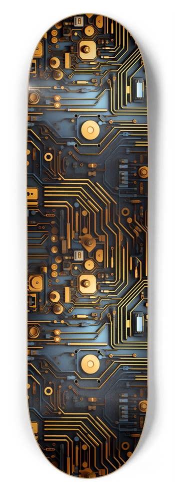 Electronic Pattern 1 Skateboard